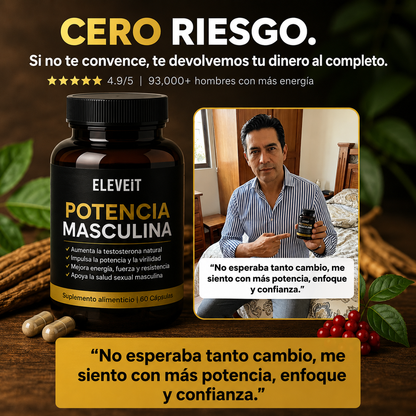 Potencia Masculina | Más deseo, energía y rendimiento